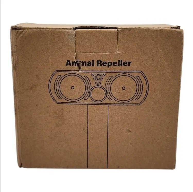 Solar Motion Ultrasonic Pest Repeller Strobe Light For Outdoor Animals -No Stake