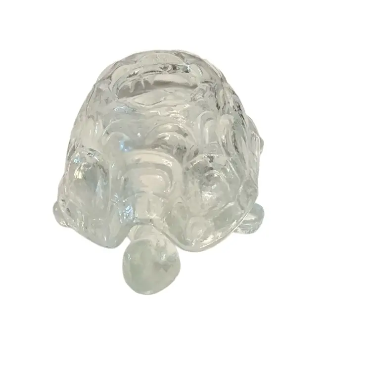 L E Smith Turtle Fairy Lamp Votive Candle Holder 6” X 4” X 2 7/8” READ