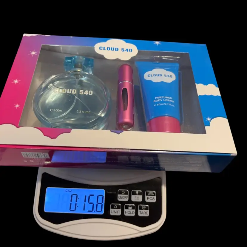 Cloud 540 Perfume Set Msrp $25