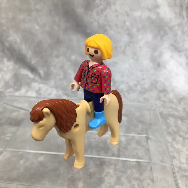 Playmobil Girl Child Figure & Pony