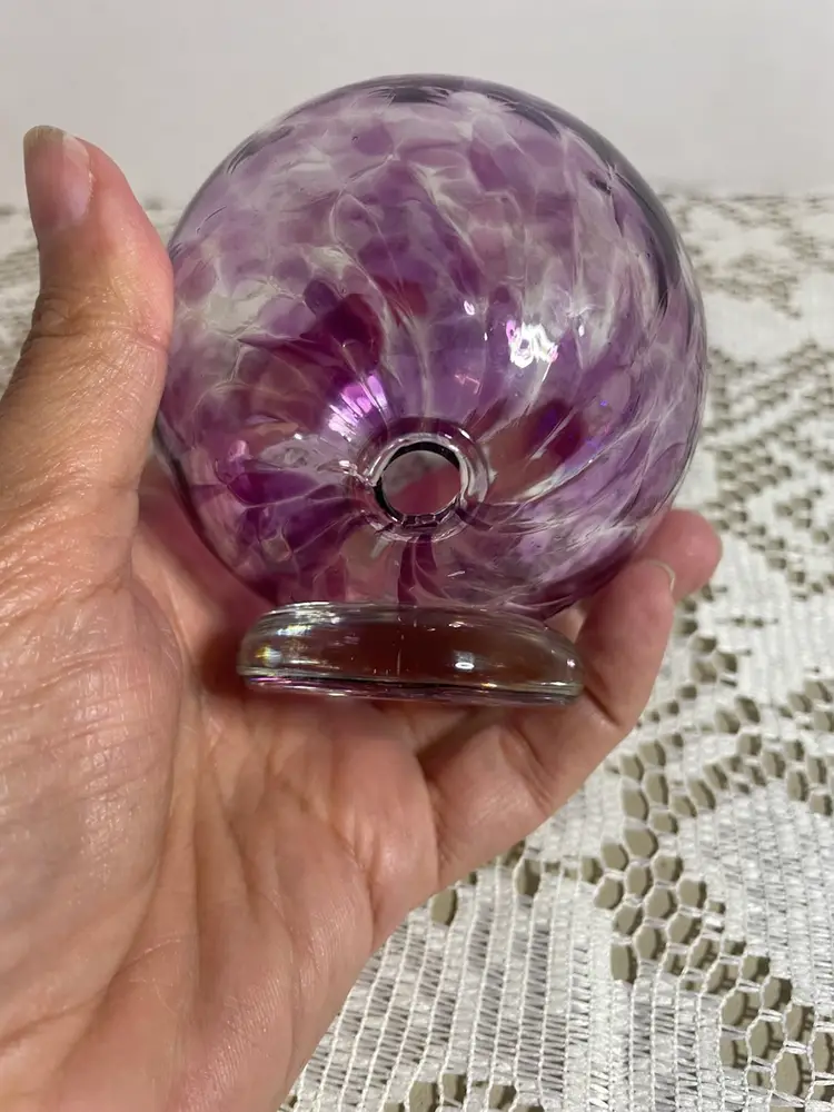 Purple Glass Globe