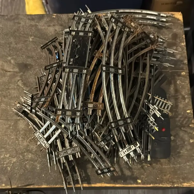 Lot Of 49 Pieces Of Model Railroad Track