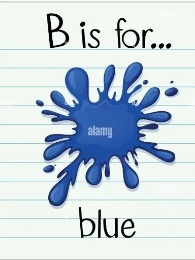B is for BLUE Alphabet Challenge 
