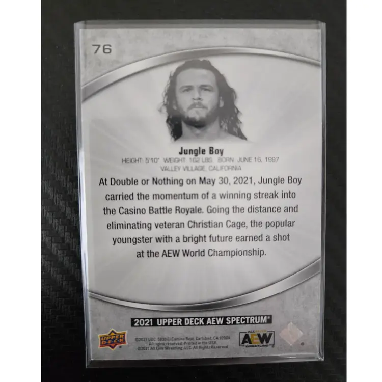 Jungle Boy AEW Spectrum 2021 Base