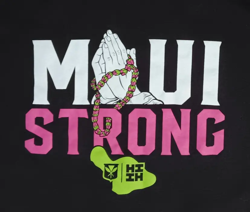 Hawaii's Finest Maui Strong t-shirt NEW nwot island fire