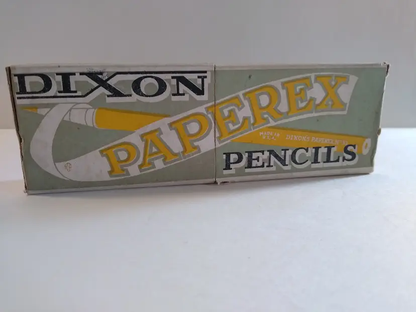 Vintage Dixon Paperex Pencils Advertising Box & Insert 1900-1909 Collectible