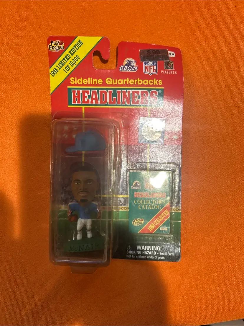 Sideline Quarterbacks Headliners McNair   Figure NFL 1998