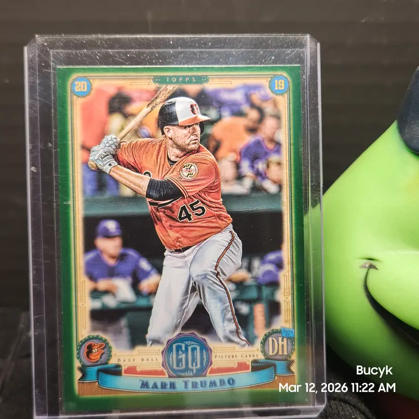 2019 Topps Gypsy Queen Green - Mark Trumbo Baltimore Orioles