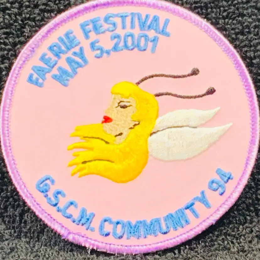 Vintage Scouting Fun Patch: Darrow Festival May5, 2001 GSCM Community Camp 94