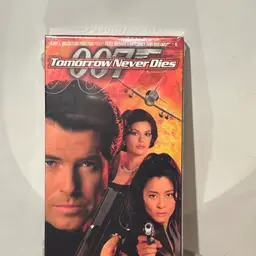 James Bond 007 Tomorrow Never Dies VHS - Brand New - Factory Sealed -