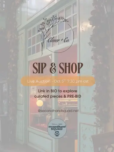 Sip & Shop Live Auction