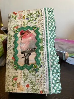 JOURNAL CREATED FROM TISSUE BOX