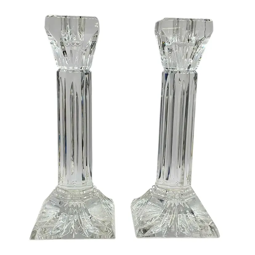 Waterford Crystal Candle Stick Holders (2)