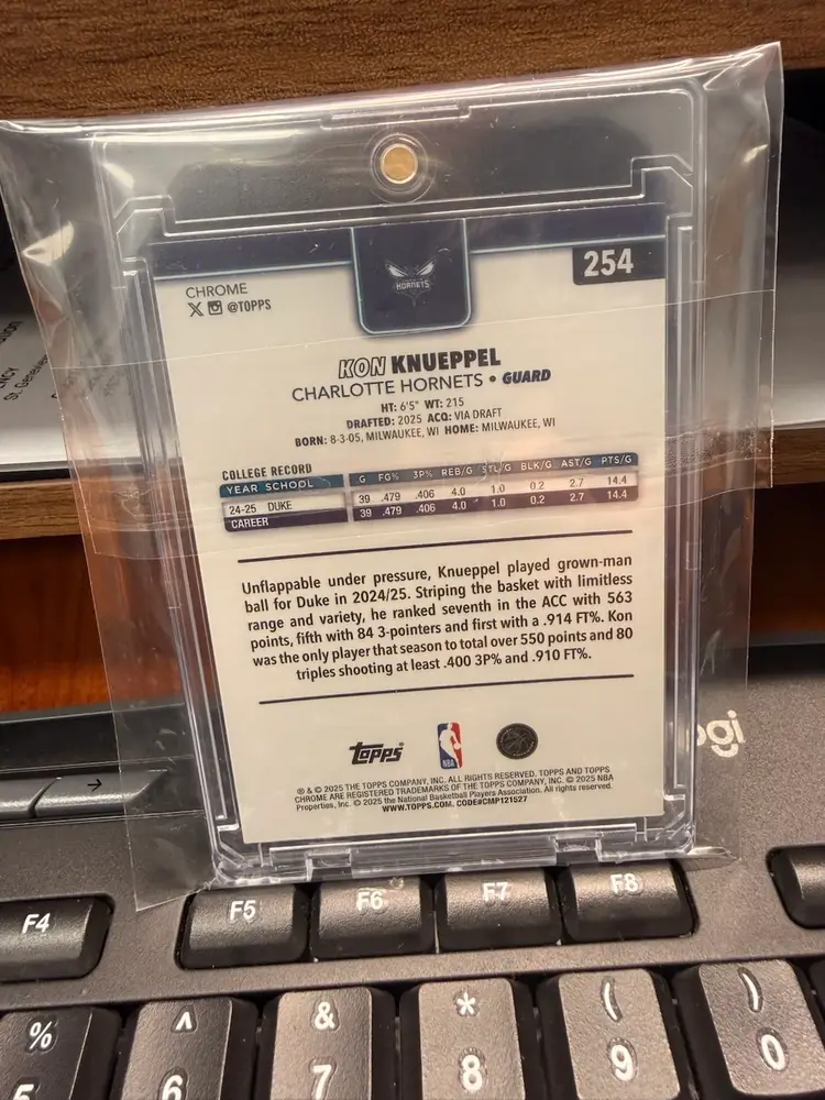 Kon Knuepel XFractor 2025 Topps Chrome