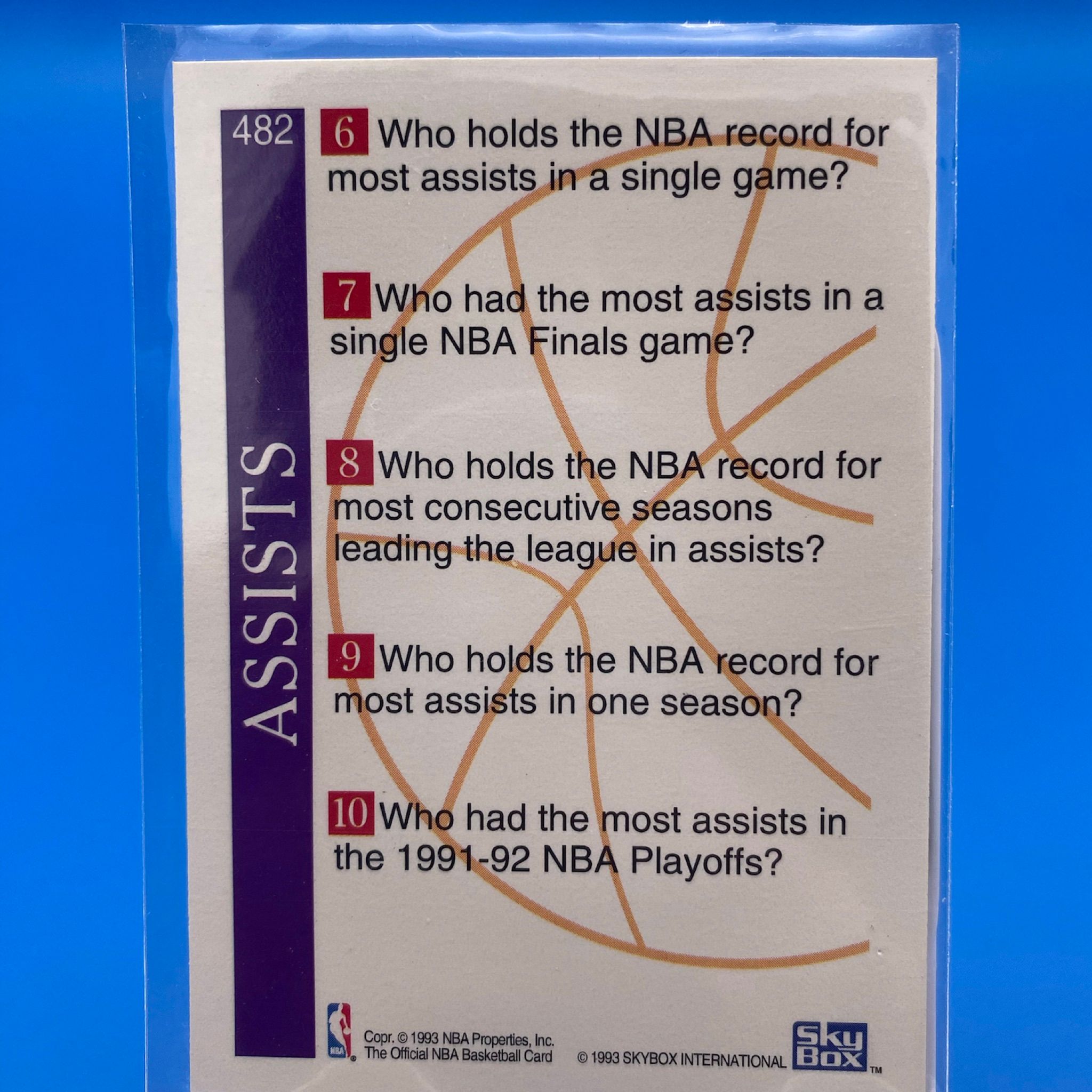 NBA Hoops 1993 Mixed Lot of 4 Different Basketball Trading Cards