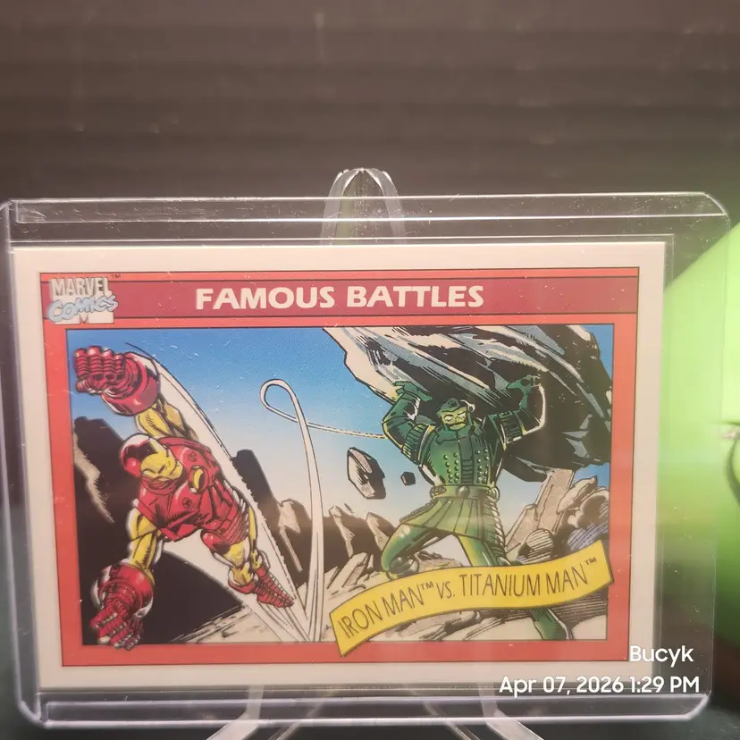 Marvel 1990 Universe - Iron Man vs. Titanium Man #121
