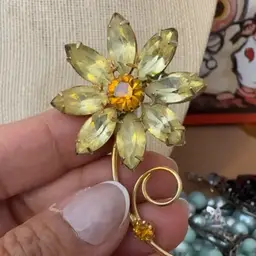Rhinestone Flower