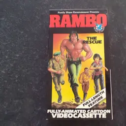 Vintage VHS – Rambo: The Rescue (1986) – Animated Action Cartoon