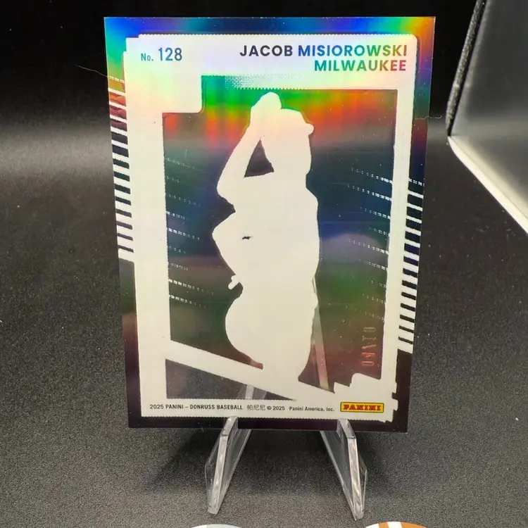 Jacob Misiorowski Acetate #4/10 2025 Donruss Milwaukee Brewers