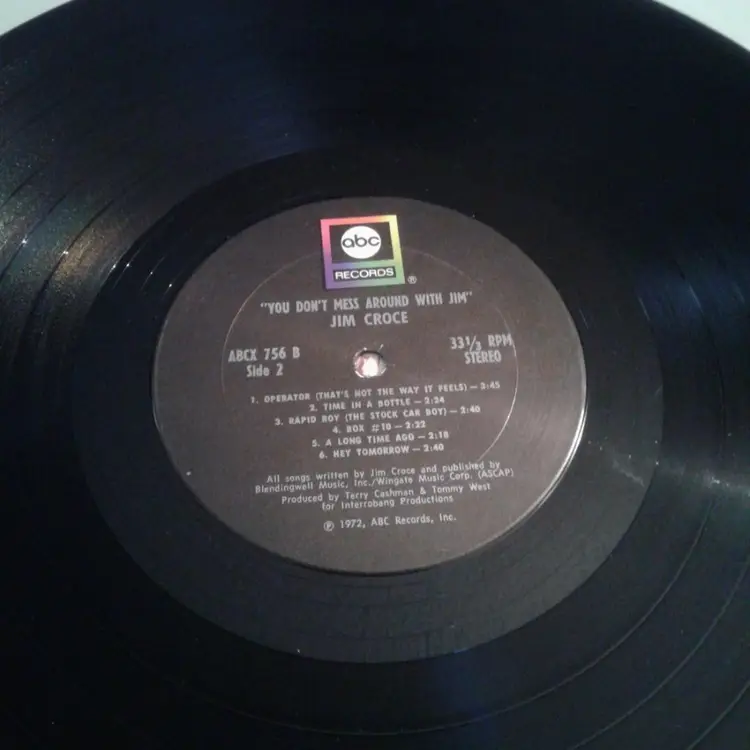 1972 Jim croce Vinyl-"You Don't Mess Around With Jim"