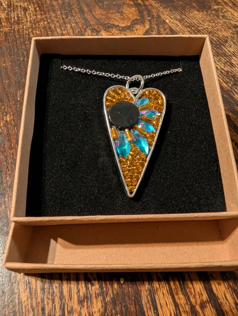 #01 Mosaic Heart Necklace