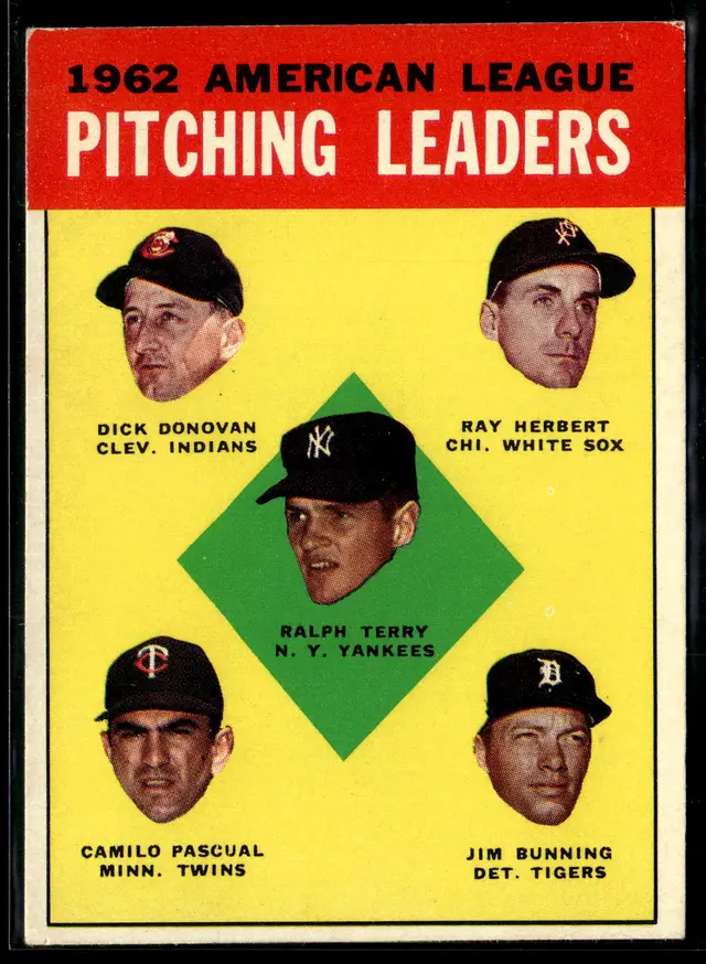 #9 Jim Bunning LL 1963 Topps #8 *LIVE AUCTION*