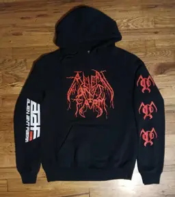 Alien Ant Farm Metal Logo Sweatshirt Hoodie concert Hard Rock Guitar Papa Roach