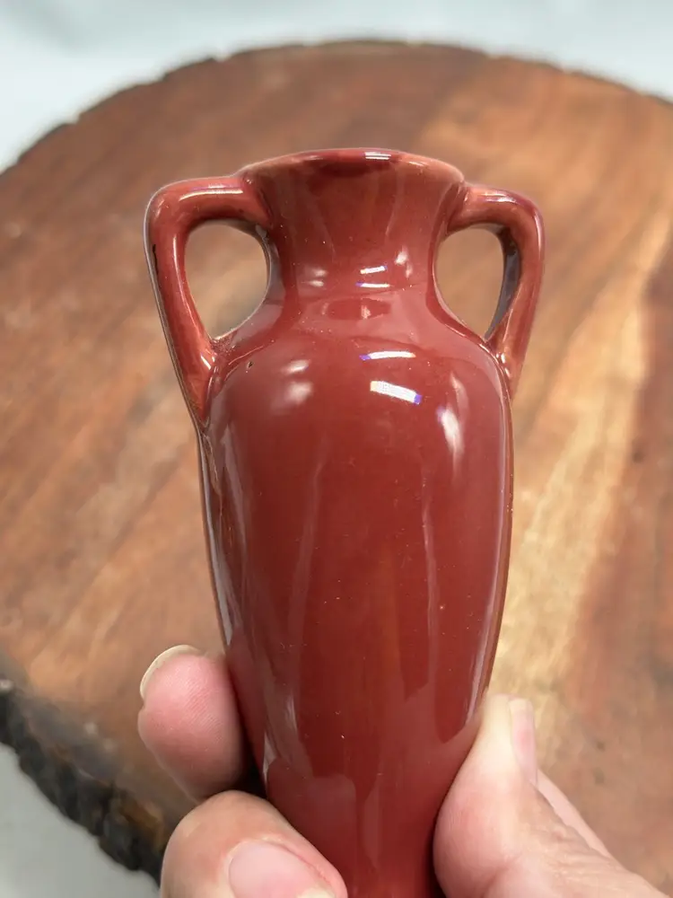 Vintage MCM Mini Handled Vase Collectible