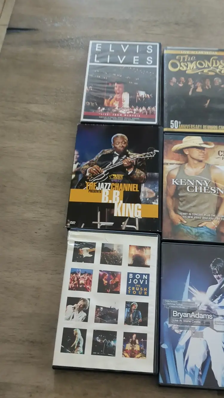 Lot of 12 Music Concert DVD's