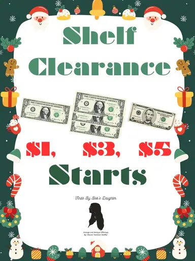 Clearance $1, $3, $5 Starts