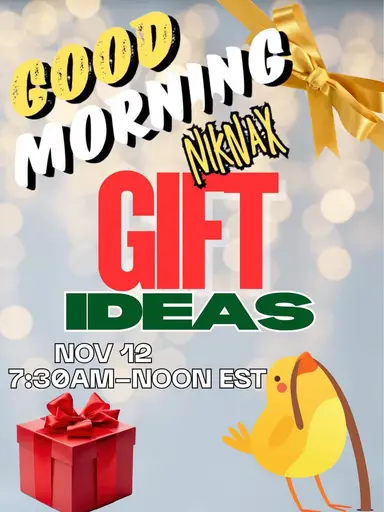 Good Morning Niknax Gift Ideas w/FabricandTreasures 