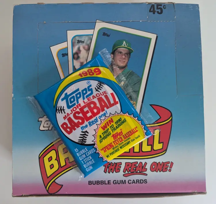 Bziddy's Pack Shop: (4) Alternate Wrap 1989 Topps Baseball Packs
