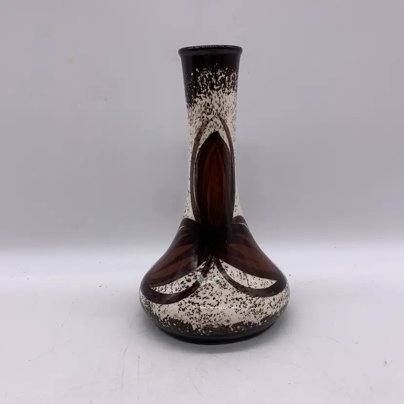 Vintage Hawaii By Ele Okayama Small Flower Studio Pottery Vase Dated 1983