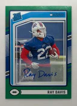 Ray Davis Rated Rookie Autographs