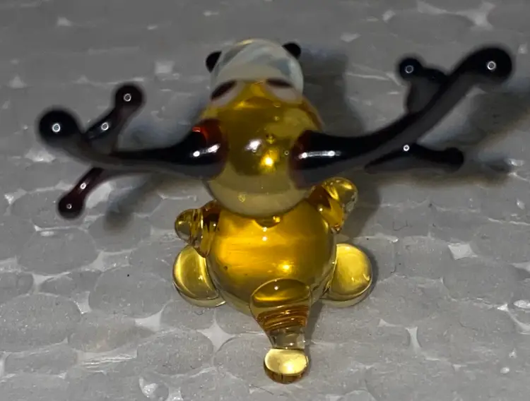 #01 25% Off In From Ukraine Miniature (1 To 1.5") Blown Glass  As Pictured Front And Back Photos (was $8)