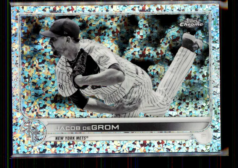 Jacob Degrom 2022 Topps Chrome Speckle Refractor #125 - New York Mets - (147-267)