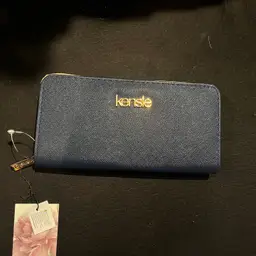 Kensie Navy Long Wallet NWT