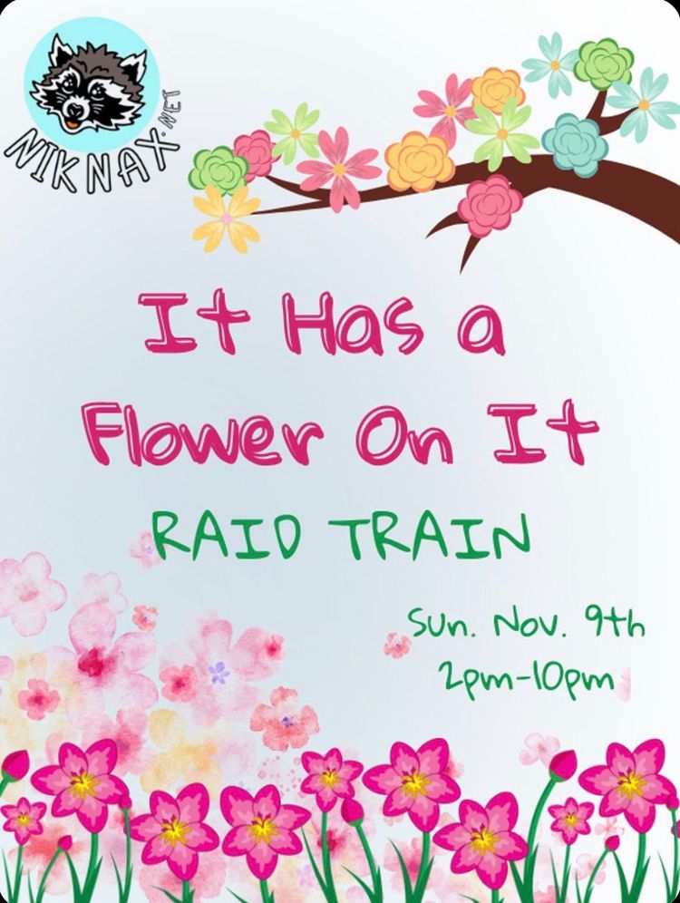 🌷It Has A Flower On It Train 🌸