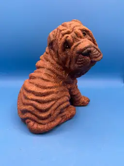 Shar Pei Dog Vintage Figurine