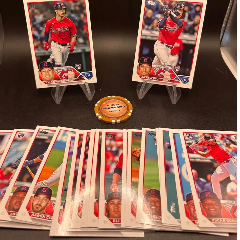 Cleveland Guardians 2023 Topps Complete Team Set