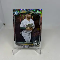 2025 Bowman Chrome Tommy White 1st Lazer Refractor #BCP-251 Athletics