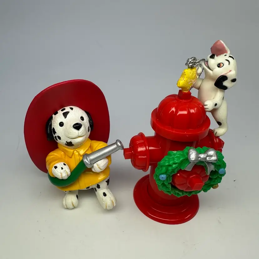Anthropomorphic Dalmatian Puppies Firefighters Set/2