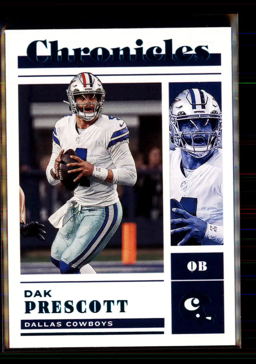 Dak Prescott 2022 Panini Chronicles Teal #18 - (113) - Dallas Cowboys