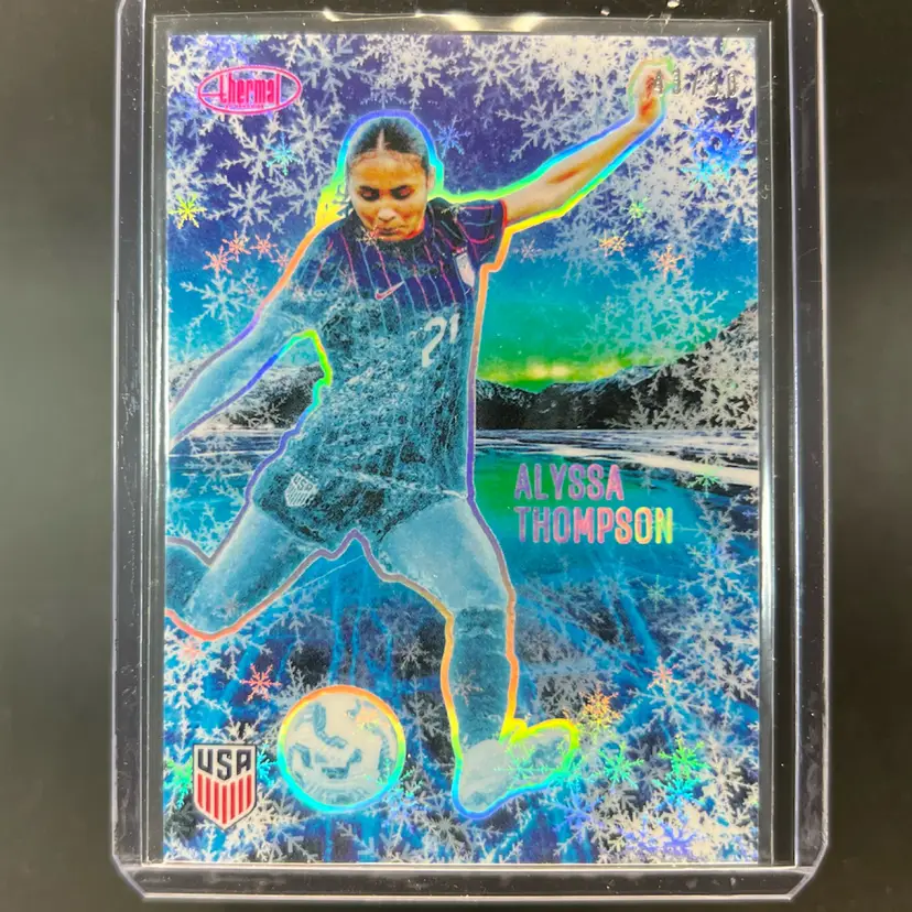 Alyssa Thompson 2025 Parkside Thermal USWNT Ice Cold /50 Soccer Card