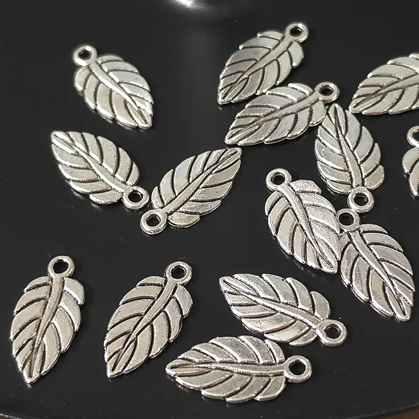12pcs Leaf Charms #CC165