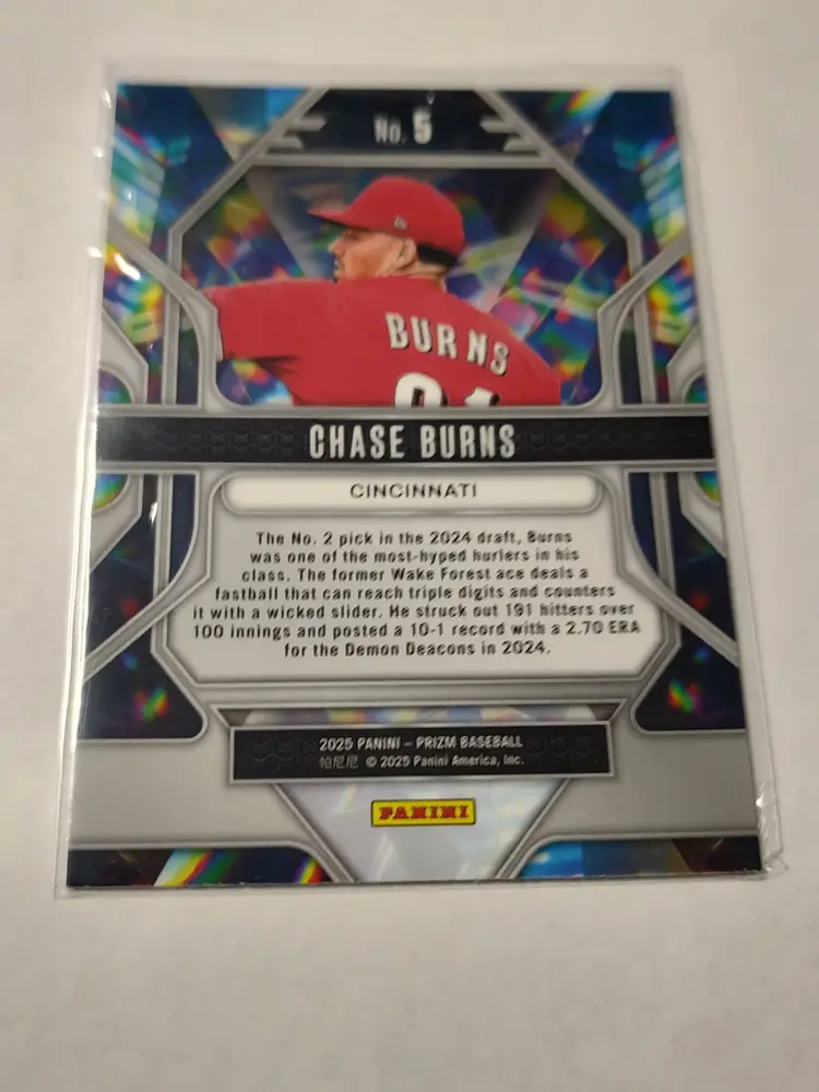 2025 Chase Burns Prizmatic #5