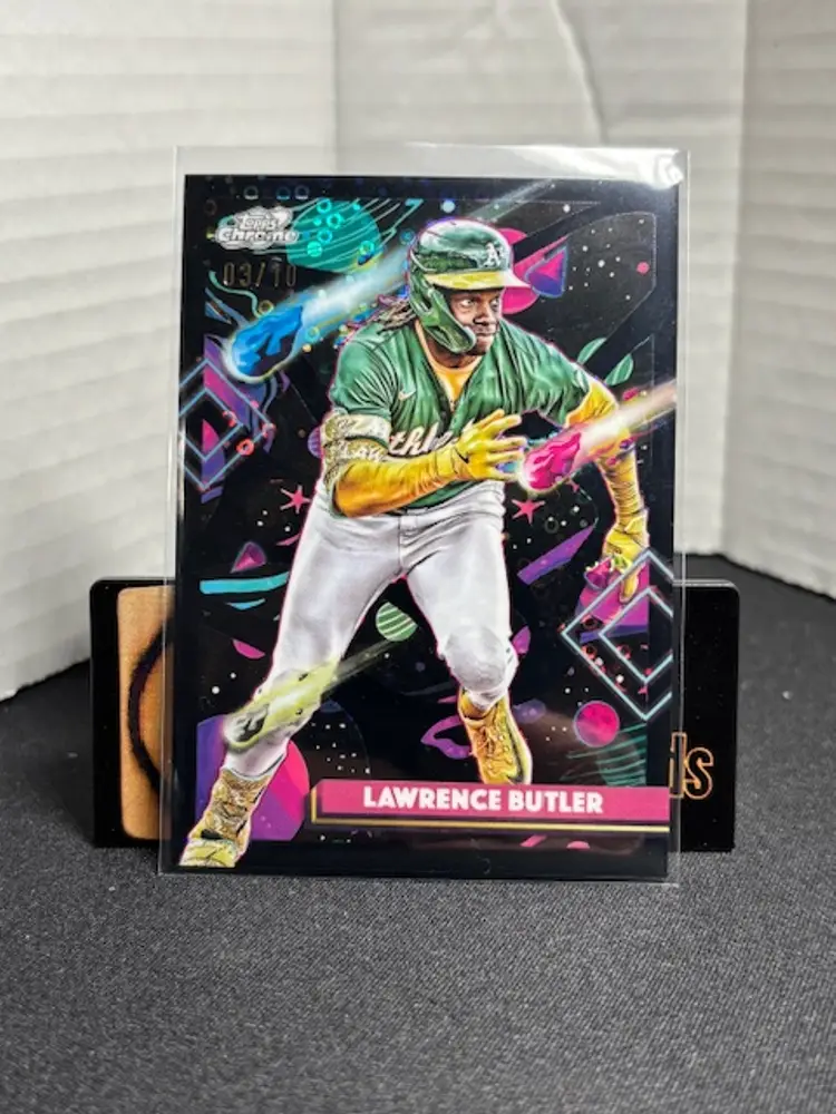 LAWRENCE BUTLER 2025 Topps Cosmic Chrome Black Eclipse Refractor /10 SP A1575