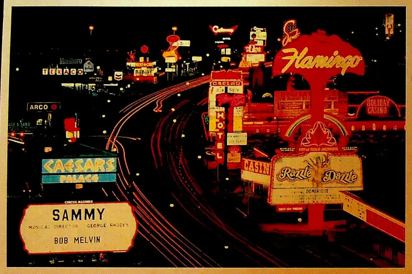 Las Vegas Strip 1981 Postcard