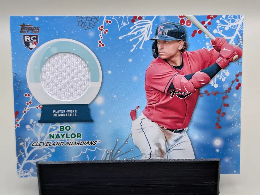 Bo Naylor 2023 Topps Holiday #RC-BNA - Cleveland Guardians - (151-116)