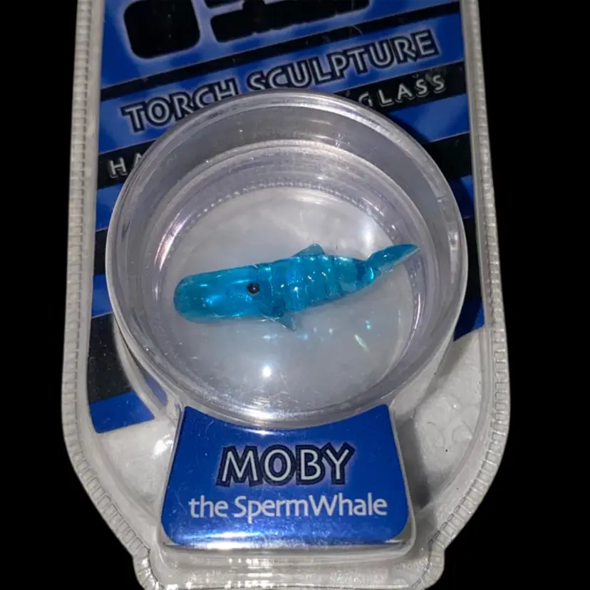 33% Off Sale- Limited Edition Looking Glass Torch Sculpture Moby The Spermwhale Front And Back Photos (was $12)